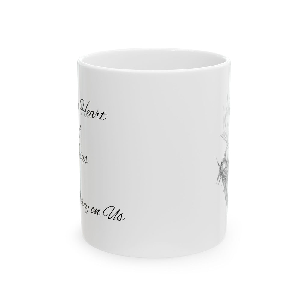 Sacred Heart Ceramic Mug, 11oz