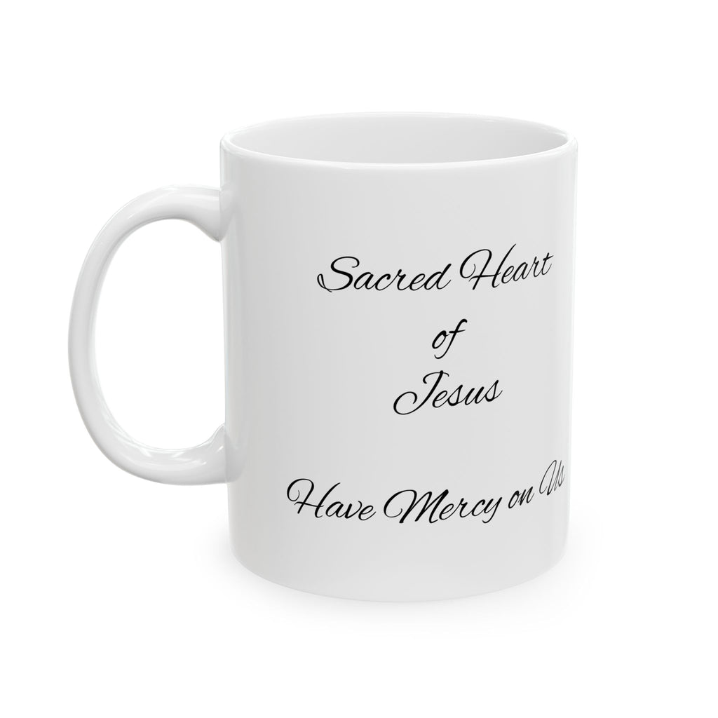 Sacred Heart Ceramic Mug, 11oz