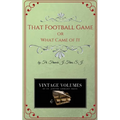 That Football Game - Paperback
